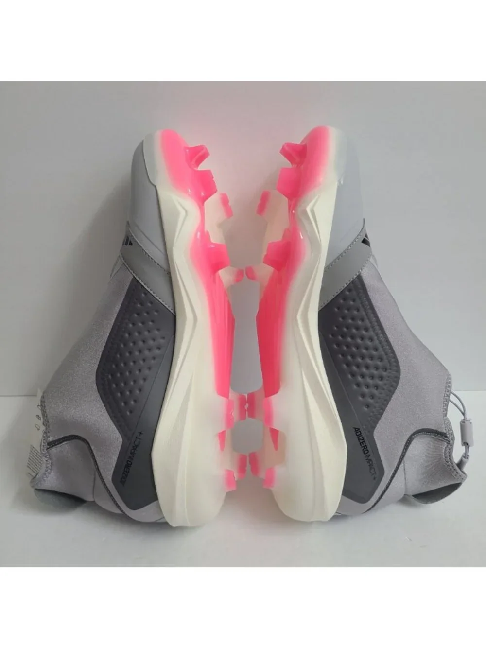 Adidas Adizero Impact+ TPU Baseball Cleats ID0976 Size 11.5 Gray Pink